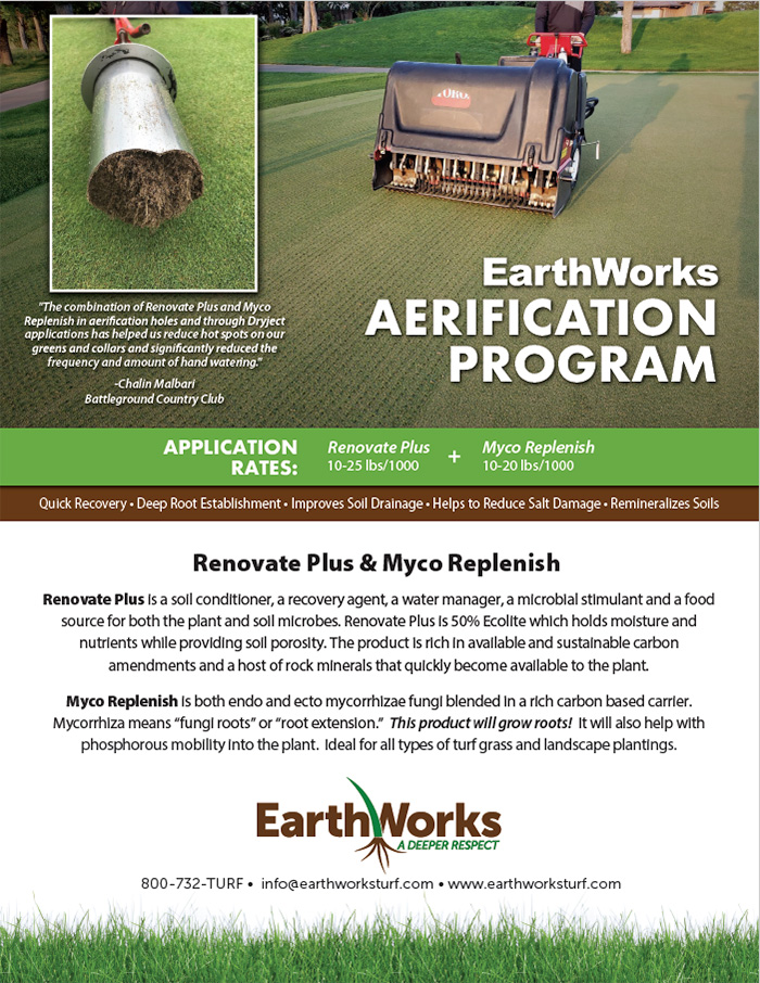 Aerification Program Sheet